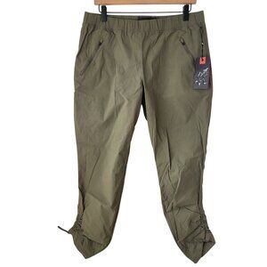 NWT Gramicci Green Journeying Pants Joggers Hiking Camping Women's 10